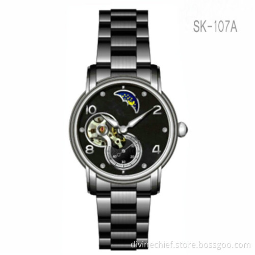 Colorful Stainless Steel Wrist Watches, Hot Selling Good Gift Men Luxury Watch